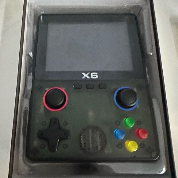 X6 Handheld Retro Video Game Console 3.5 inch Screen 20,000 Games - 32GB - Black - Picture 2 of 7